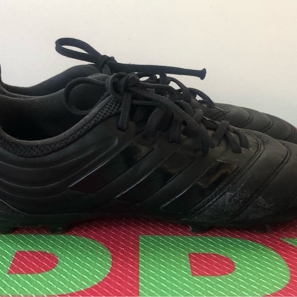 Adidas Copa 20.3 Core G28550 Men’s Black Leather Soccer Cleats Size 6 - Picture 2 of 10
